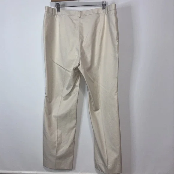 Brooks Brothers Advantage Chino Pants Women's Size 14 Beige 100% Cotton - Picture 7 of 12